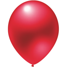 Metalizuoti balionai raudoni